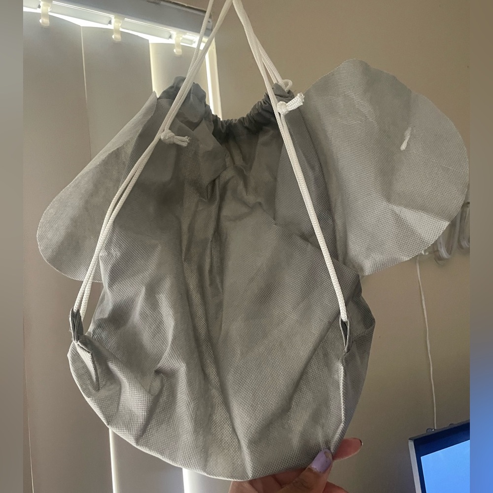 Gray Elephant Drawstring Backpack - image 3